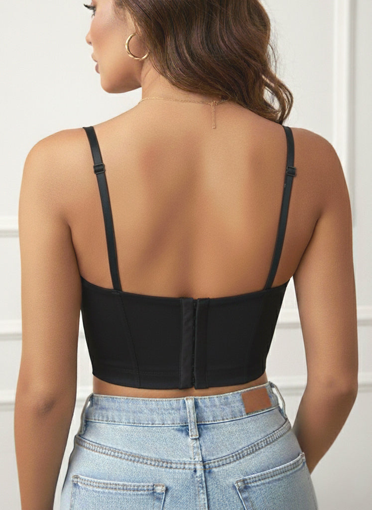 Venvirs Butterfly Bustier for Women Corset Tops Adjustable Strap