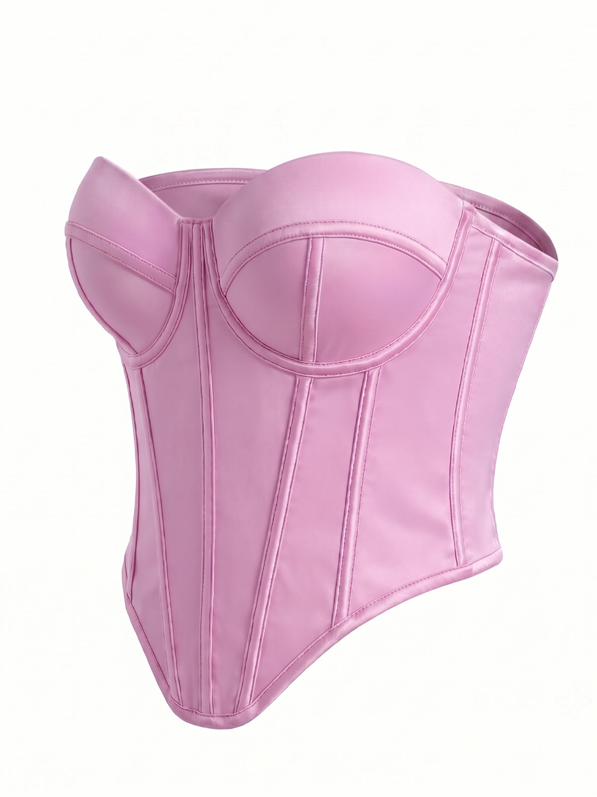 VENVIRS Women's Boned Sexy Push Up Bustier Corset Top Spaghetti Straps