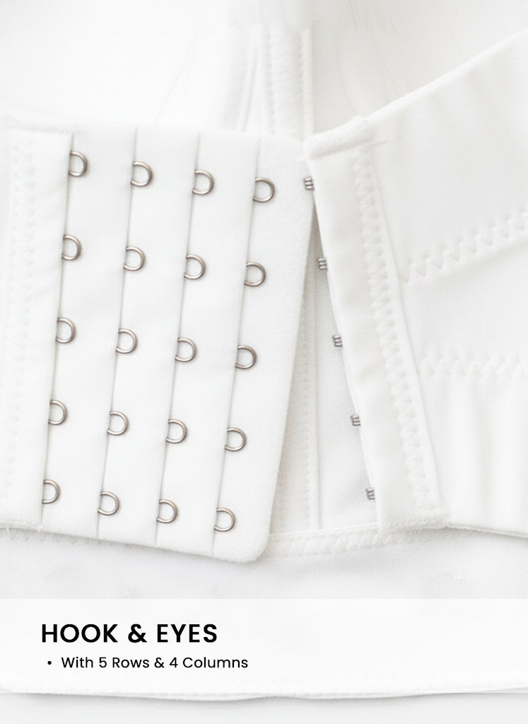 Venvirs 3D White Butterfly Corset Top Bustier For Women Adjustable Strap