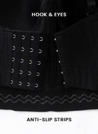 Venvirs 3D Black Butterfly Corset Top Bustier For Women Adjustable Strap
